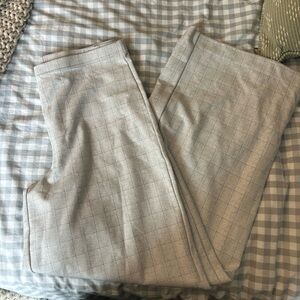 Jones New York Light Gray Patterned Dress Pants